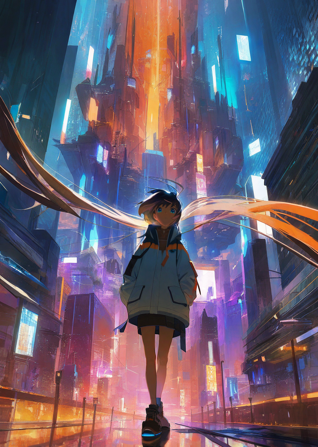 00979-1303225988-Aleksi Briclot_1girl closeup In the shimmering metropolis of the future, at night, a lone protagonist stands atop a soaring skys.png